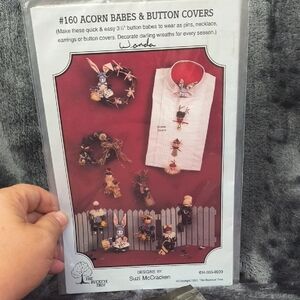 Acorn Babes & Button Covers Craft Kit